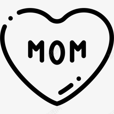 爱母亲节19直系图标图标