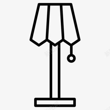 灯具家具家居装饰图标图标