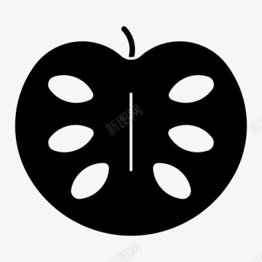 樱桃蛋挞苹果水果图标图标