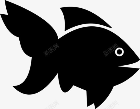 鱼动物海洋图标图标