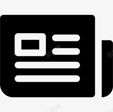 报纸教育227已填充图标图标
