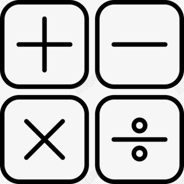 数学计算计算器图标图标