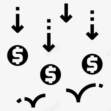 投资预算投资资金66填充图标图标