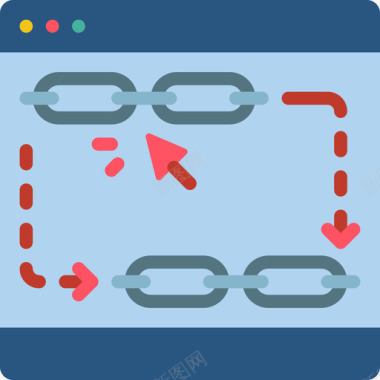 网页new图标反向链接搜索引擎优化和网页优化16平面图标图标
