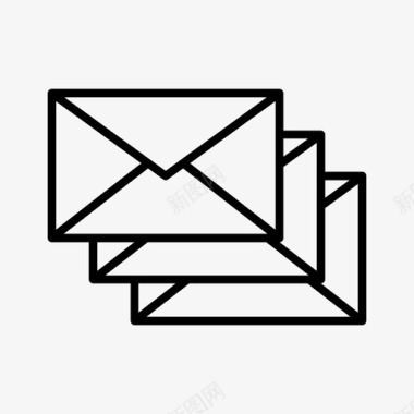 信封的消息电子邮件信封消息图标图标