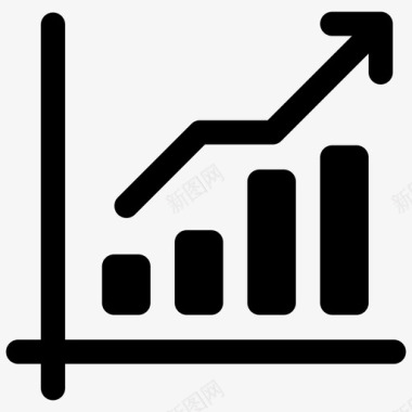 增长图表业务图表数据分析图标图标