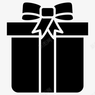 五彩礼品盒包裹礼物图标图标