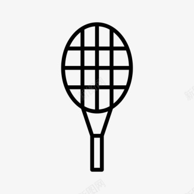 网球拍运动图标图标