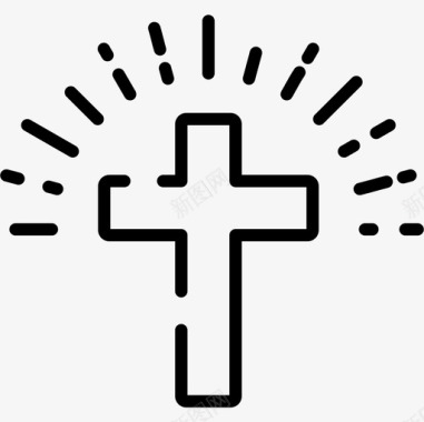 十字架十字架属灵的12直系的图标图标