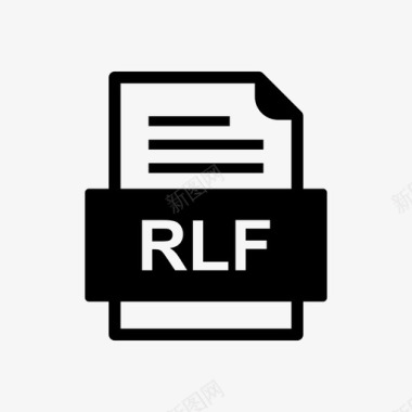 RAW格式rlf文件文件图标文件类型格式图标