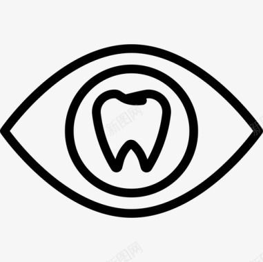 小牙齿牙齿牙齿18线形图标图标