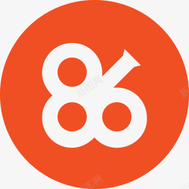 86logo_circle bg图标