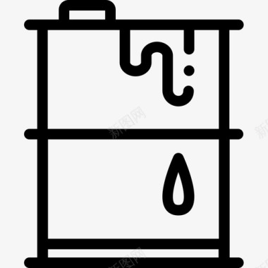 桶装生态149线性图标图标