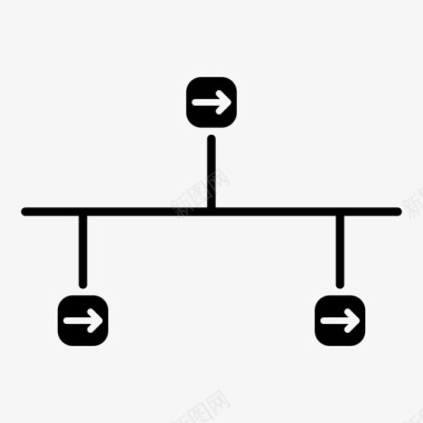 矢量PPT信息图表时间线箭头业务图标图标