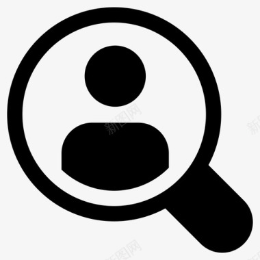 搜索人搜索人员查找人求职者图标图标