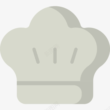 厨师帽面包房96扁平图标图标
