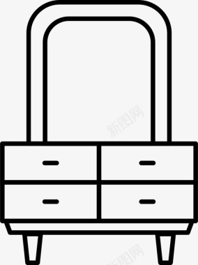 箱子箱子抽屉家具图标图标