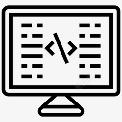 html源代码网页开发html编程界面图标高清图片