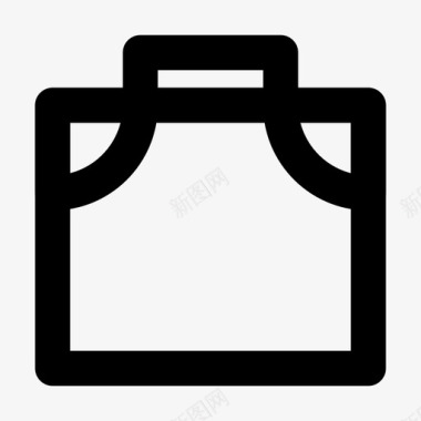 手提箱包公文包图标图标
