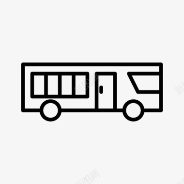 公共交通标识公共汽车公共交通交通图标图标