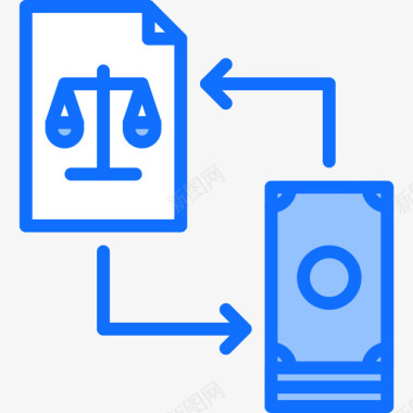 蓝色高档背景协议法律12蓝色图标图标