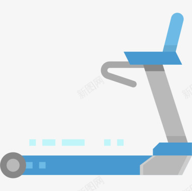 跑步机健身房56平板图标图标