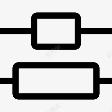 垂直方向垂直均布图标