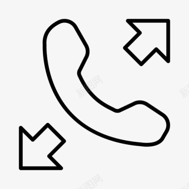 接收或发送呼叫中心客户服务图标图标