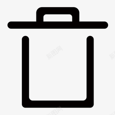 线性图标删除删除图标