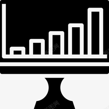 充电显示条形图计算机显示实体填充图标图标