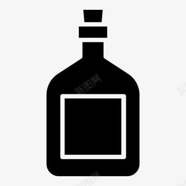 酒瓶子海盗图标图标