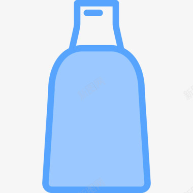 蓝色光圈瓶子食物115蓝色图标图标