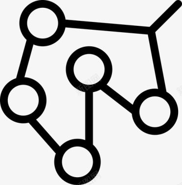 天文学星座科学图标图标