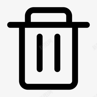 线性图标删除删除图标