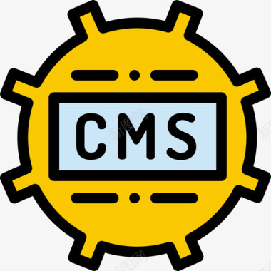 Cms1de2营销和seo颜色线性颜色图标图标
