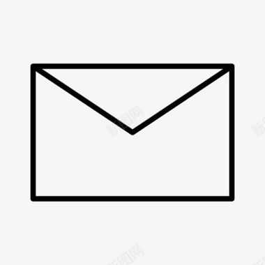 电子邮件信封封面电子邮件图标图标