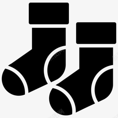 远足踏青袜子脚保护鞋类图标图标