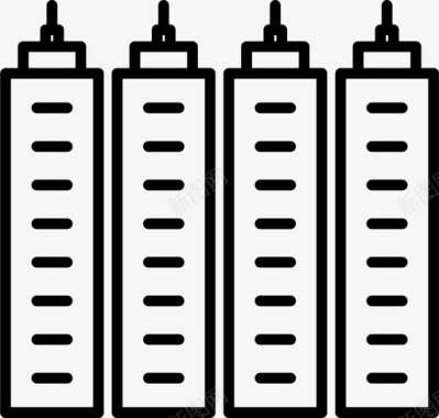 城市图片素材建筑城市办公室图标图标
