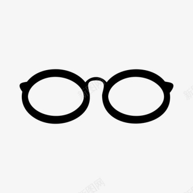 眼镜镜框光学眼镜图标图标