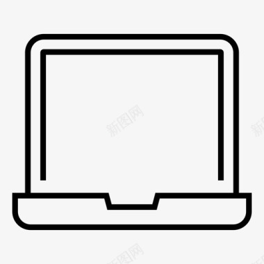 笔记本电脑macbook微型计算机图标图标