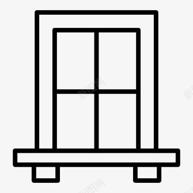 窗户家具家居装饰图标图标