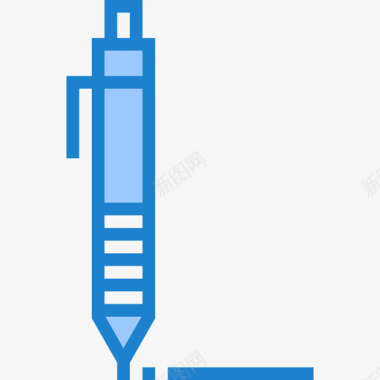 笔办公用品供应商6蓝色图标图标