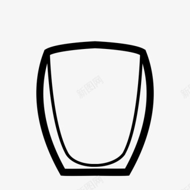 中杯双杯咖啡咖啡杯图标图标