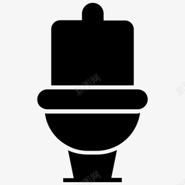 马桶浴室马桶清洁图标图标
