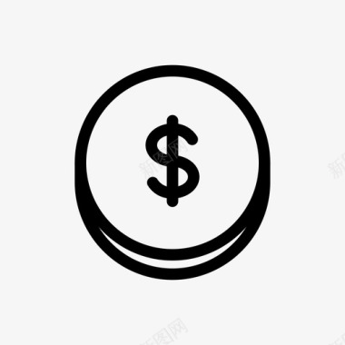 财富比重硬币费用收入图标图标