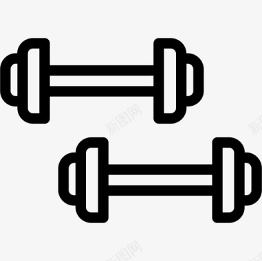 纪念129哑铃医学129直线型图标图标