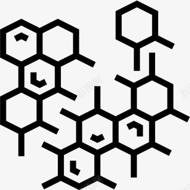 化学器材化学生物化学8线性图标图标