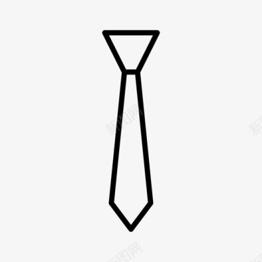 领带服装礼服图标图标