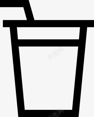 鲜榨果汁饮料咖啡杯子图标图标