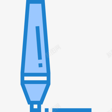 记号笔办公用品6蓝色图标图标